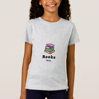 Mooie Boekliefhebber Kinderen Bibliotheek Lezer T- T-shirt