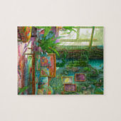 mooie bohemen woonkamer Puzzle Legpuzzel (Horizontaal)