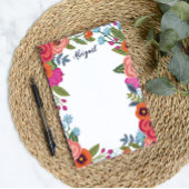 Mooie Boho Flowers - Aangepaste naam Post-it® Notes