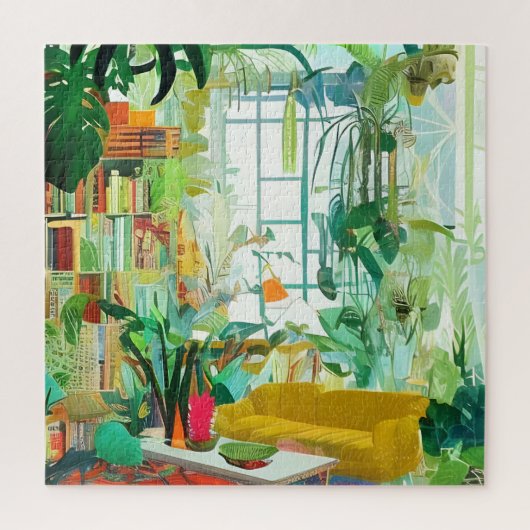 Mooie Boho Living Room Legpuzzel (Verticaal)