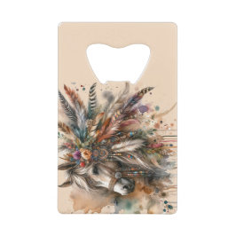 Mooie Boho Paard  Kredietkaart Flessenopener