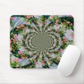 Mooie boho roze, rode rozen, waterverf florale muismat (Met muis)