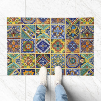 Mooie Boho Talavera Tegels Deurmat