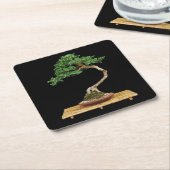 Mooie Bonsai Tree Onderzetter Set (Schuin)