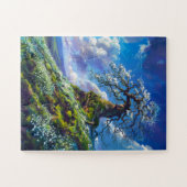 Mooie Bonsai Tree op Spring Hill Legpuzzel (Horizontaal)