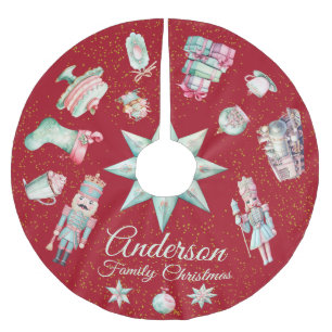 Mooie boomkleed met vakantieontwerpen kerstboom rok
