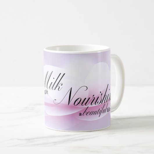 Mooie borstvoeding mok (Voorkant rechts)