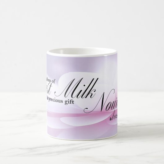 Mooie borstvoeding mok (Center)