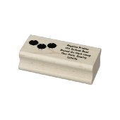 Mooie bosbessen paarse illustratie van de cartoon 	rubberstempel (Stempel)