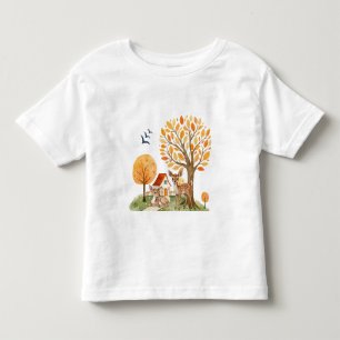 Mooie Bosherten Platteland Thuis Kinder Shirts