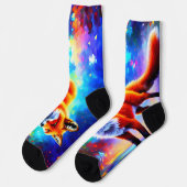 Mooie bosvos, rode kleur, wit sokken (Links)