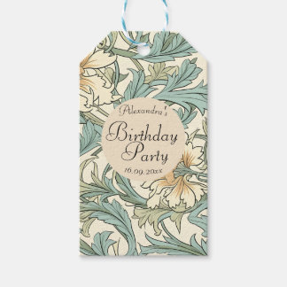 Mooie botanische Natuurlijke hand getrokken kunst Cadeaulabel