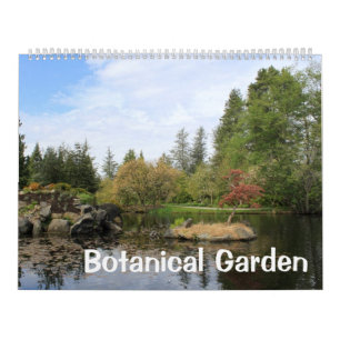 Mooie botanische tuin kalender