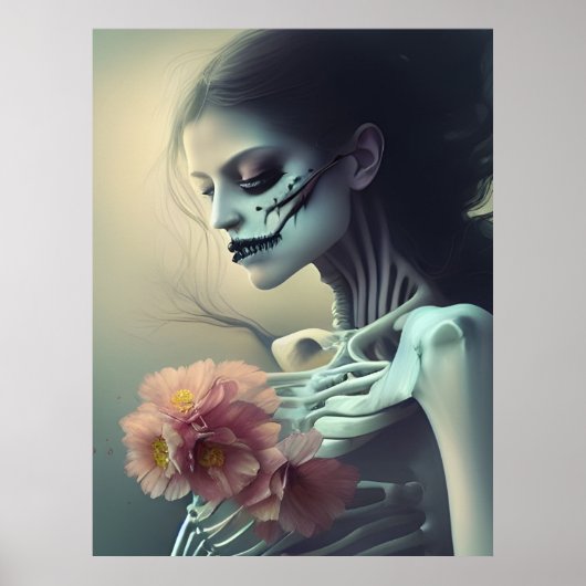 Mooie Botten AI Generated Art Poster (Voorkant)