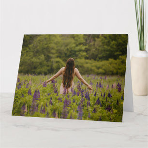 mooie boudoir met wenskaart van de groenen kaart