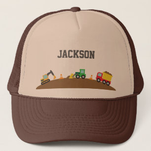 Mooie Bouwvoertuigen Voor Jongens Trucker Pet
