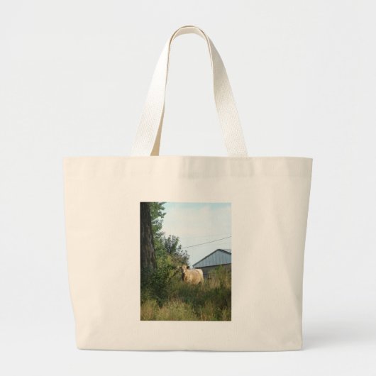 Mooie Bovine Grote Tote Bag (Voorkant)