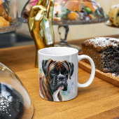 Mooie Boxer Dog in Waterverf Koffiemok