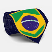 Mooie Braziliaanse vlag Stropdas (Opgerold)
