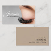 Mooie brews-microblading & Lash-uitbreidingen Visitekaartje (Voorkant / Achterkant)