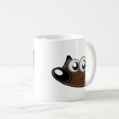 Mooie brij koffiemok (Voorkant rechts)