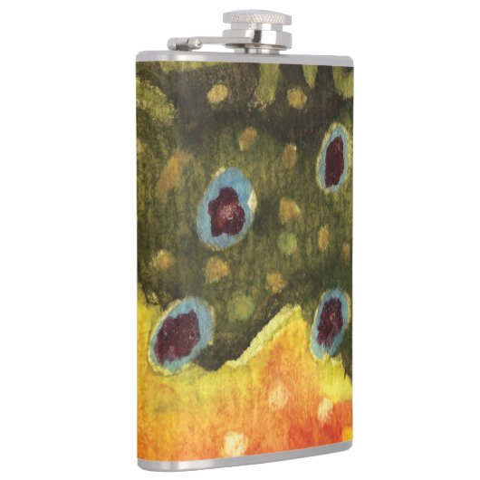 Mooie brook forel vliegende Ichthyology Heupfles (Rechts)