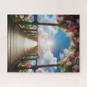 Mooie brug naar de hemel legpuzzel (Horizontaal)