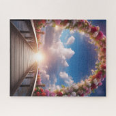 Mooie brug naar de hemel legpuzzel (Horizontaal)