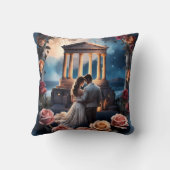 Mooie bruid & bruidegom Staand bij het Zee Kussen (Achterkant)