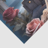 Mooie bruid & bruidegom Staand bij het Zee Tissuepapier (Detail)