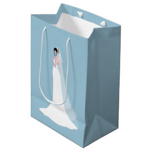 Mooie bruid in bruidsjurk medium cadeauzakje