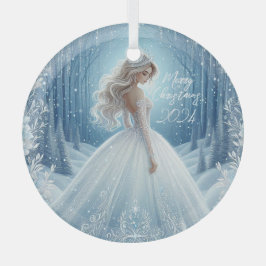 Mooie Bruid Kerst Ornament 2024