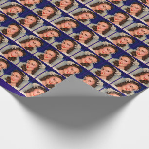 mooie bruid uit de jaren 40 cadeaupapier