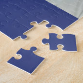 Mooie bruiloft Bride en Groom Jigzaag Puzzle Legpuzzel (Zijkant)