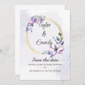 mooie bruiloft kaart (Voorkant / Achterkant)