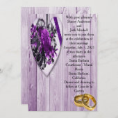 Mooie bruiloft kaart (Voorkant / Achterkant)