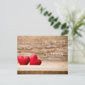 Mooie bruiloft save the date Briefkaart (Staand voorkant)