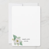 Mooie bruiloft uitnodiging ontwerp - Gemakkelijk t (Achterkant)