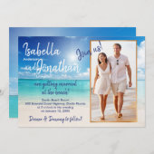 Mooie bruiloft | upload je foto kaart (Voorkant / Achterkant)