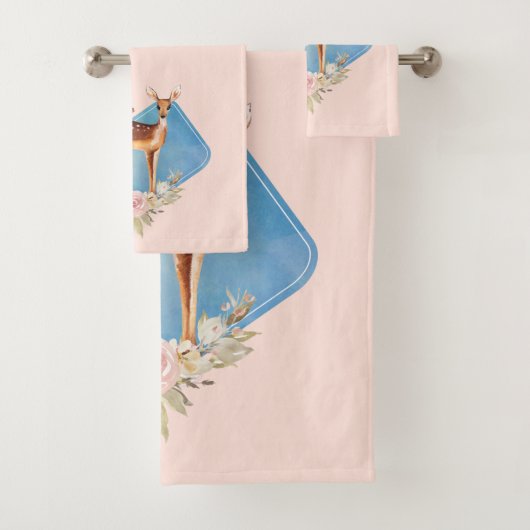 Mooie bruine Doe met witte vlekken Bad Handdoek (Insitu)