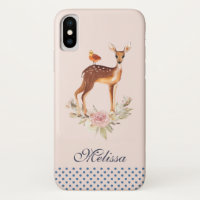 Mooie bruine Doe met witte vlekken