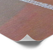 Mooie bruine ogen poster (Hoek)