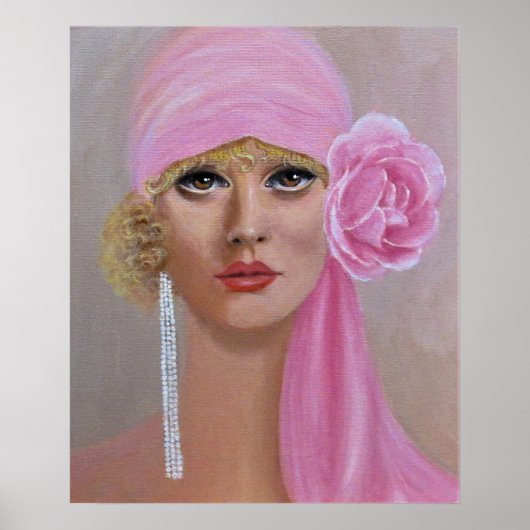 Mooie bruine ogen poster (Voorkant)