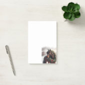 Mooie bruine Paard Kerstkrans Post-it® Notes (Kantoor)