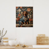 Mooie bruine teckel | Dachshund Portret Poster (Keuken)