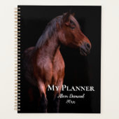 Mooie bruine Thoroughbred Horse Planner (Voorkant)