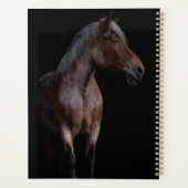 Mooie bruine Thoroughbred Horse Planner (Achterkant)