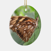 Mooie Bruine Vlinder Versiering Keramisch Ornament (Rechts)