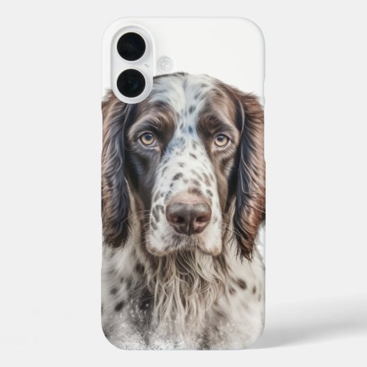MOOIE BRUINE & WITTE ENGELSE SETTER HOND Case-Mate iPhone CASE (Achterkant)