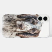 MOOIE BRUINE & WITTE ENGELSE SETTER HOND Case-Mate iPhone CASE (Achterkant (horizontaal))